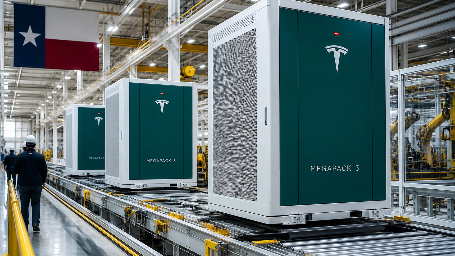 Megapack 3 Rolled in Texas